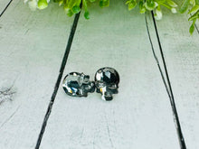 Load image into Gallery viewer, Rhinestone Skull Studs