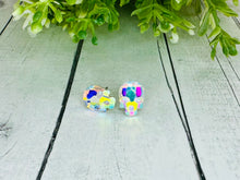 Load image into Gallery viewer, Rhinestone Skull Studs