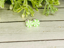 Load image into Gallery viewer, Little Peppermint Cutie Earrings - 5 mm