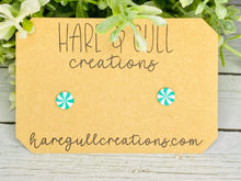 Load image into Gallery viewer, Little Peppermint Cutie Earrings - 5 mm