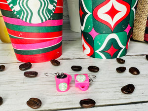 SB Hot Pink Coffee Mugs