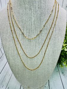 Triple Layer Waterproof 💦 Necklace Stack