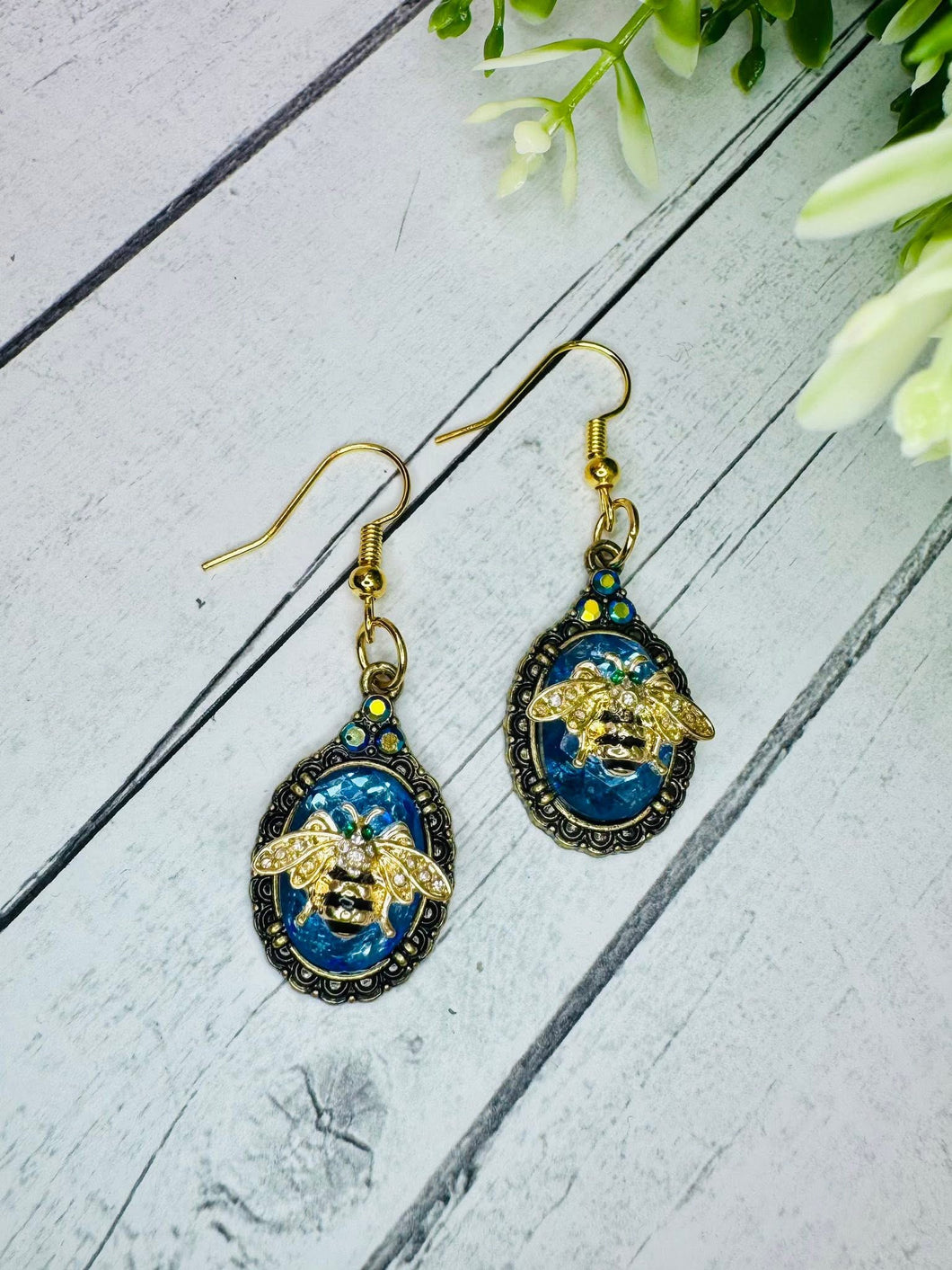 Vintage “Bee” Seaside Designer Insp Dangles