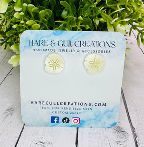 Sand Dollar Studs