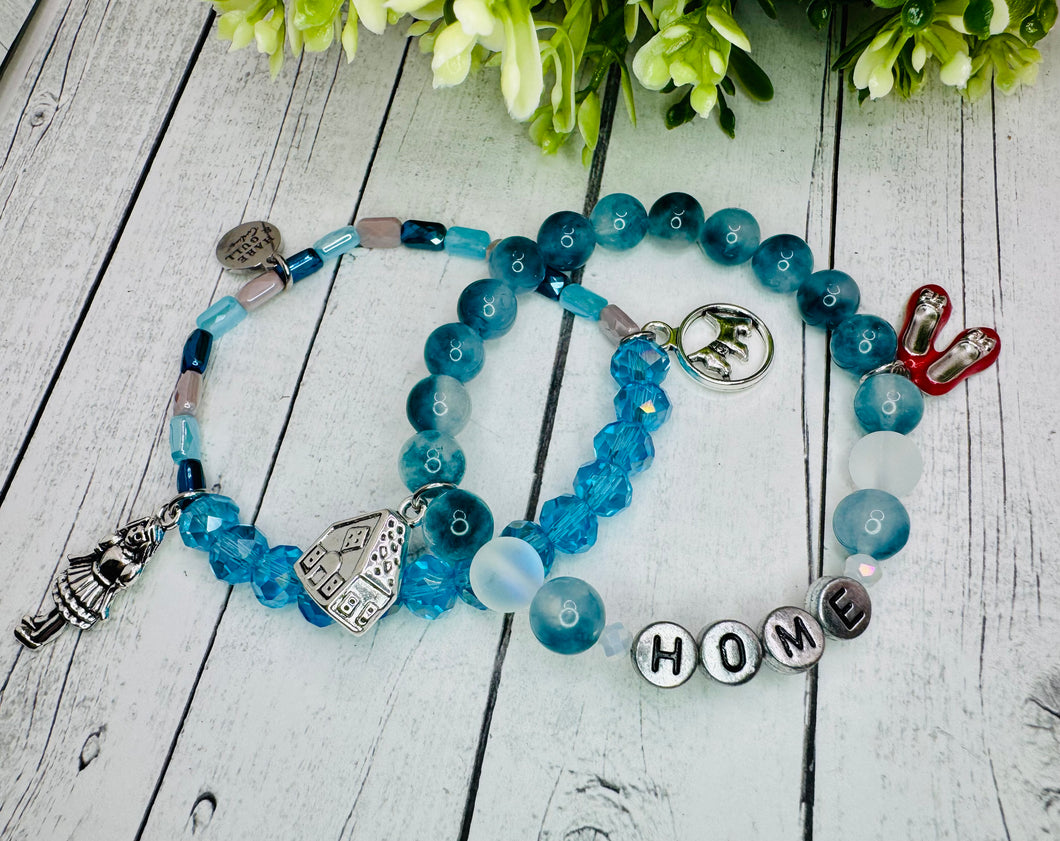 No Place like Home - Genuine Bracelet Stack