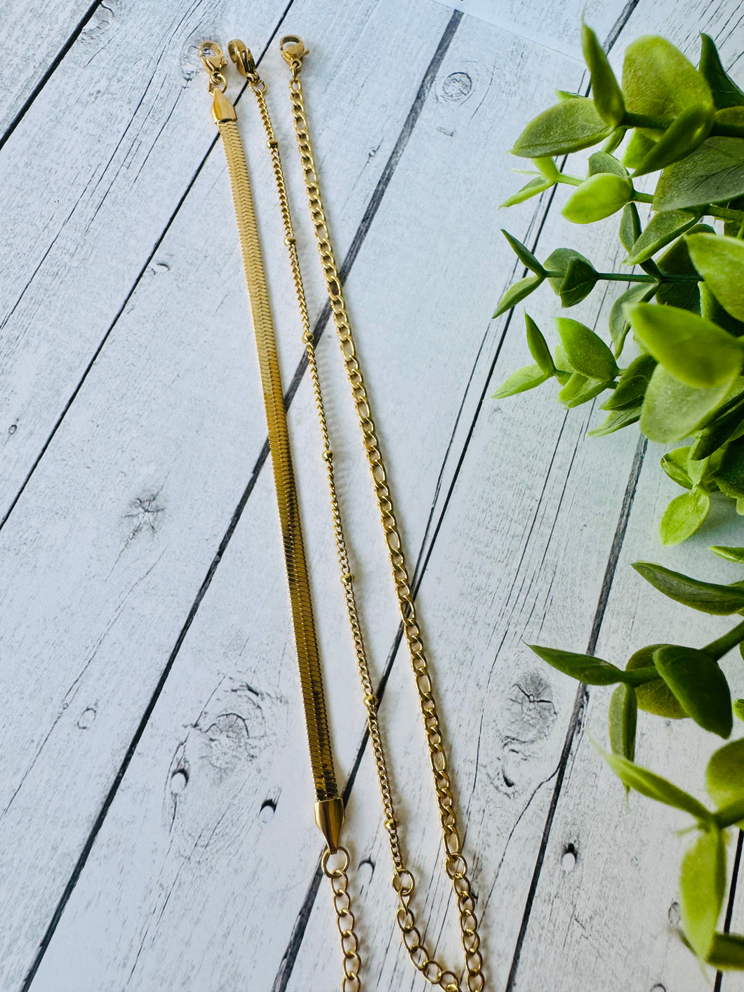Waterproof Gold Bracelet Set #2