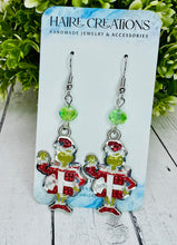 Load image into Gallery viewer, Grumpy Grin Dangles
