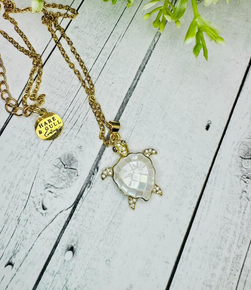 Genuine Shell Sea Turtle Necklace