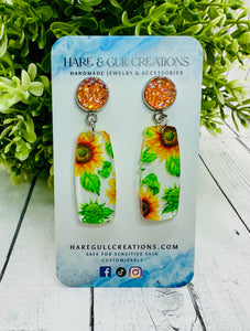 Sunflower 🌻 Acrylic Dangles