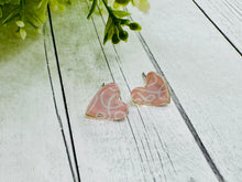 Load image into Gallery viewer, Love Story Acrylic Heart Studs
