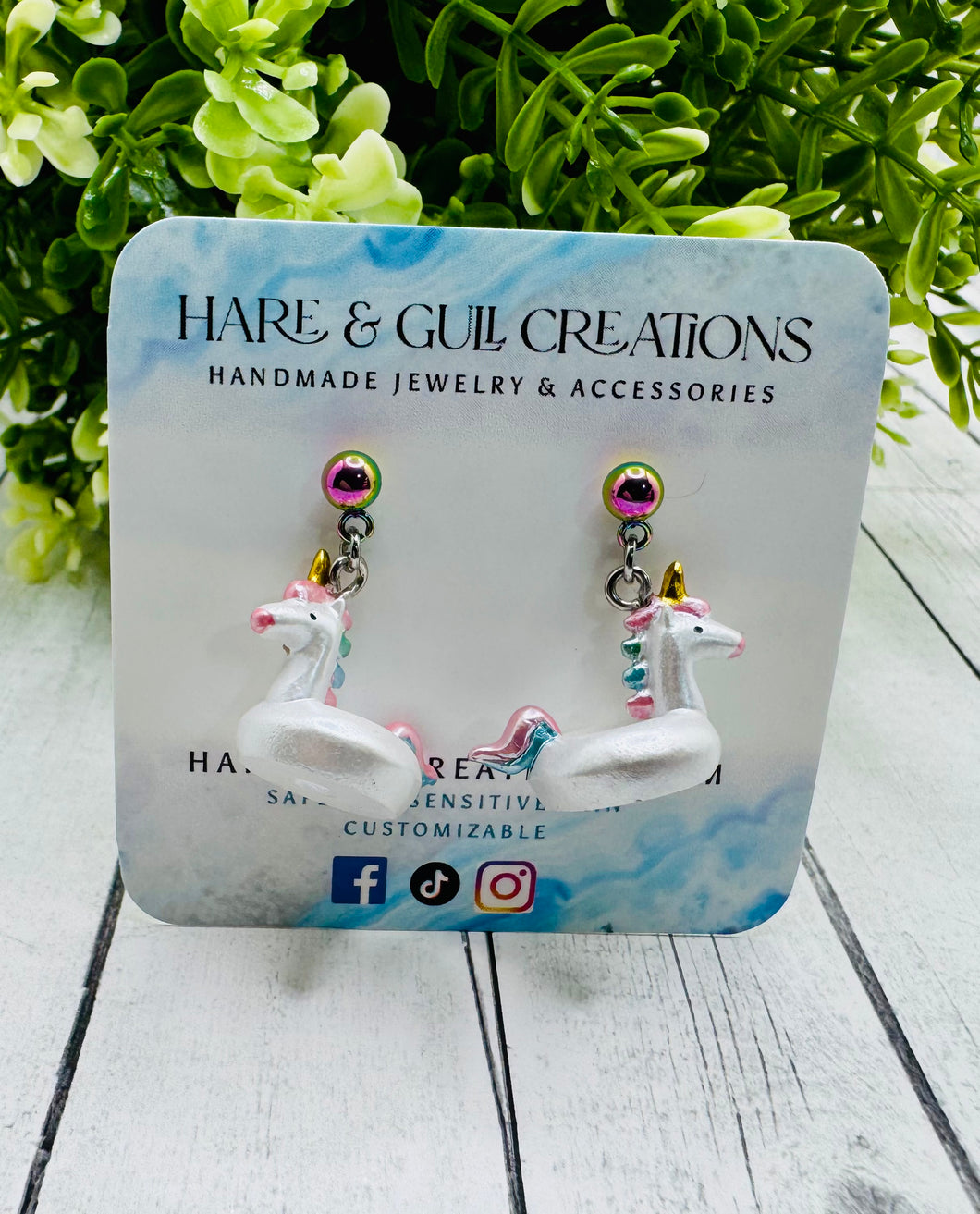 Unicorn Pool Float Dangles