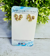 Load image into Gallery viewer, Bow Crystal Earrings
