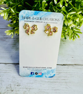 Bow Crystal Earrings