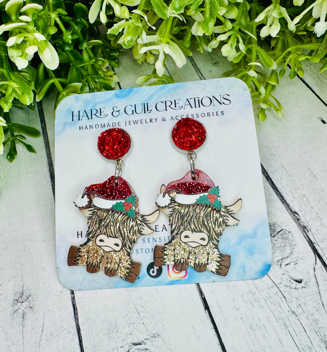 Highland Cow Dangles