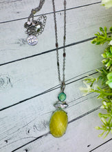 Load image into Gallery viewer, “Yes, I’ve always been green” Necklace &amp; Earring Set
