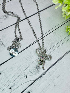 Perry Pirate Cheerleading Necklace