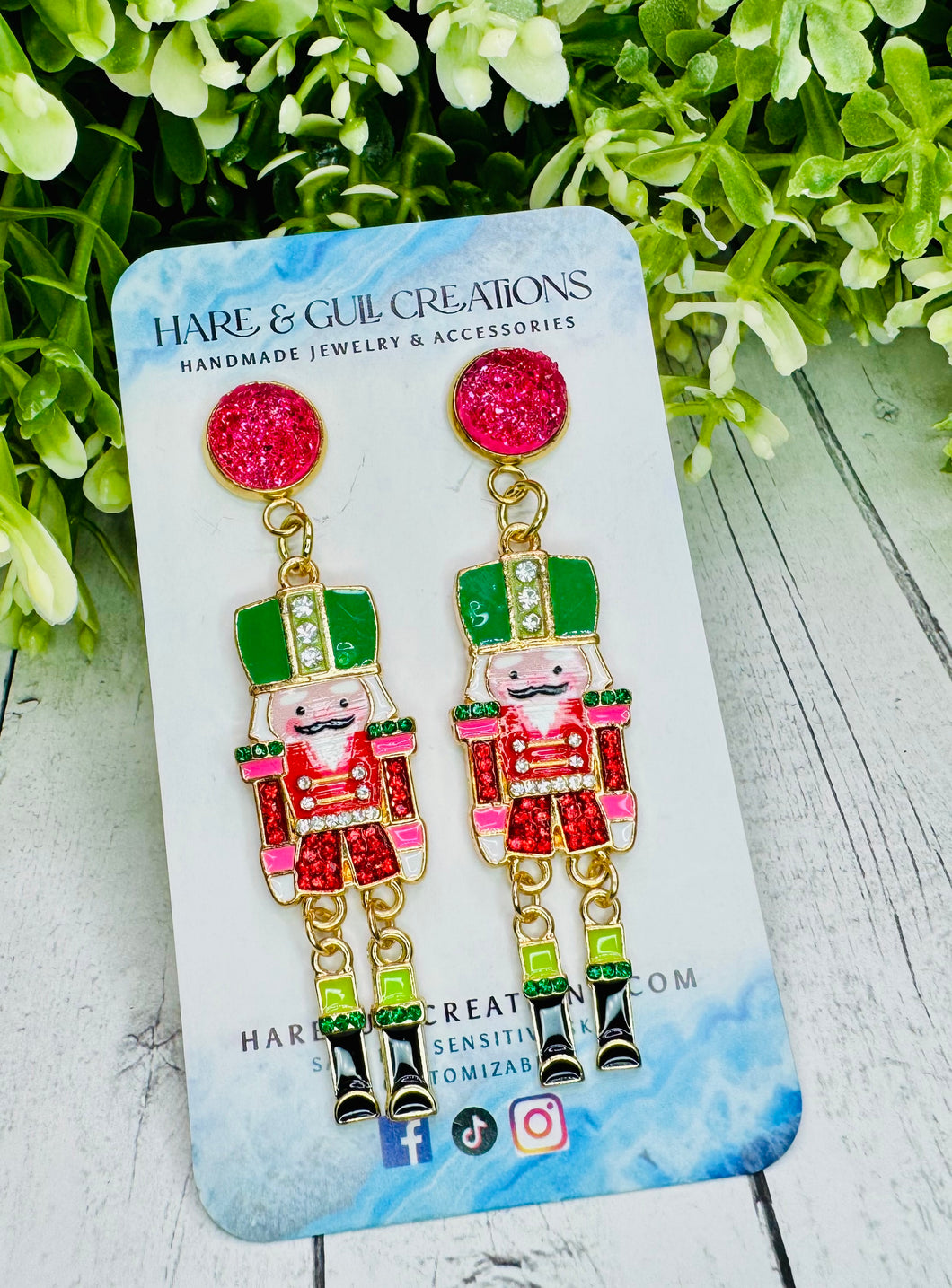 Nutcracker Earrings & Necklace Ser