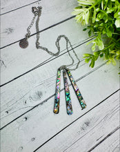 Load image into Gallery viewer, Designer Inspired Abalone Shell Necklace &amp; Earrings Set
