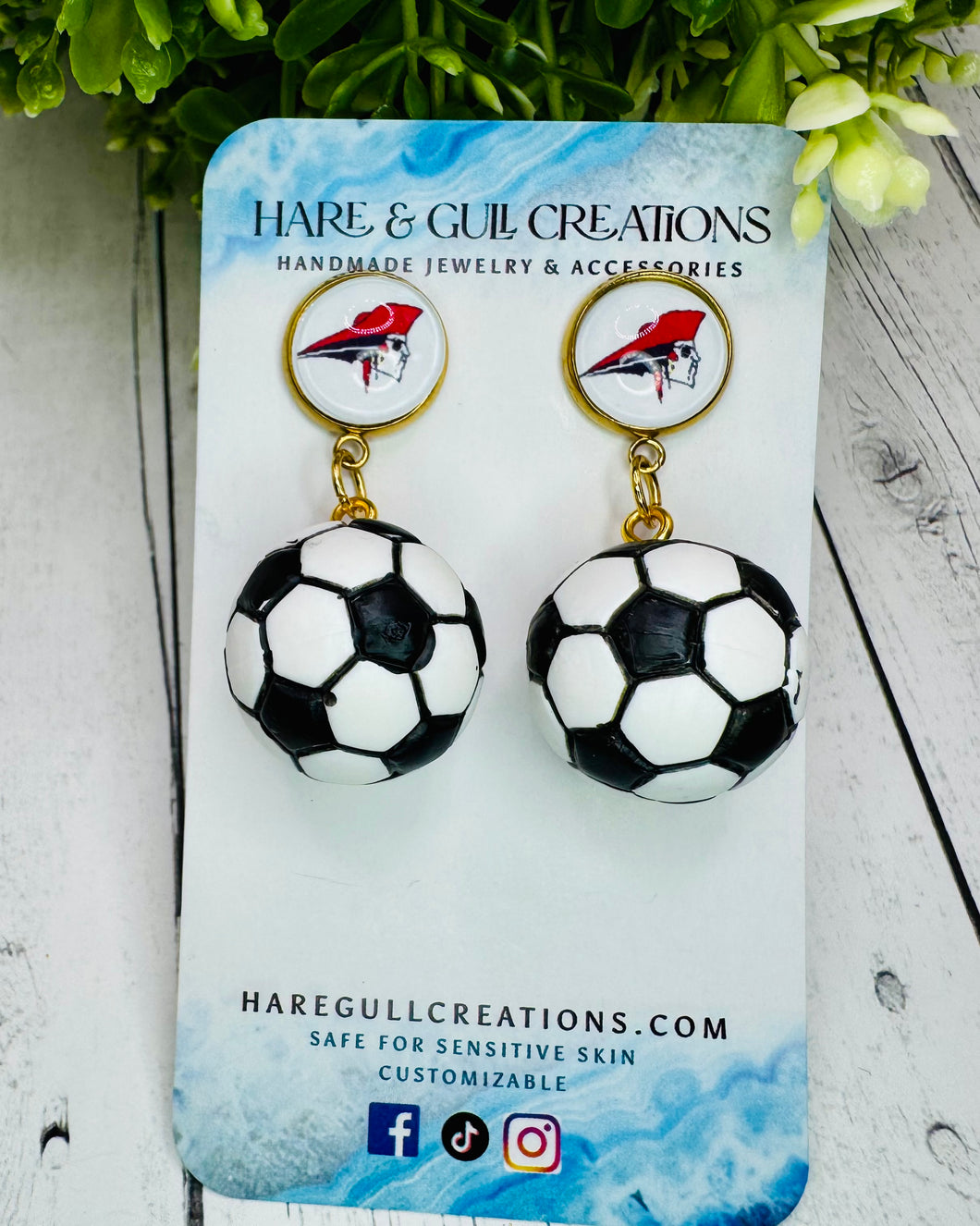 Perry Pirates Soccer Ball ⚽️ Pride Dangles