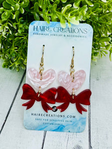 Sweetheart Bow Dangles