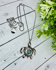 Turquoise Sea Turtle Necklace