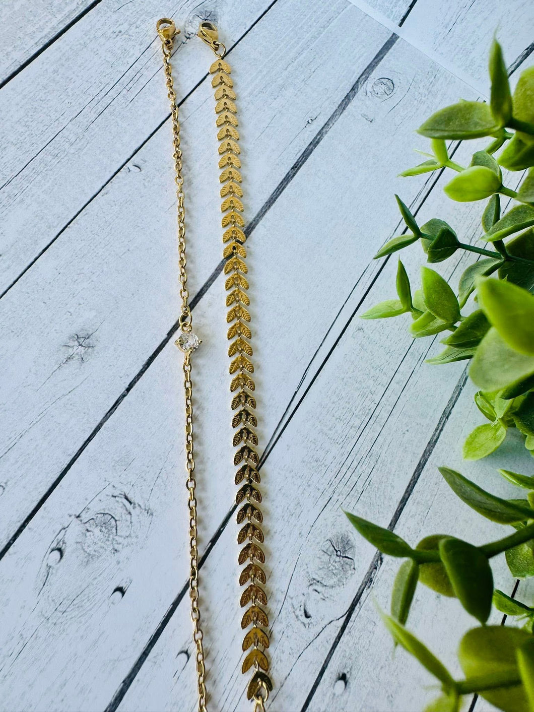 Waterproof Gold Bracelet Set