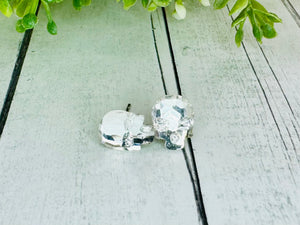 Rhinestone Skull Studs