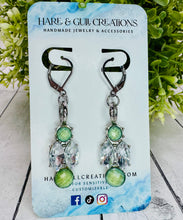 Load image into Gallery viewer, “Yes, I’ve always been green” Necklace &amp; Earring Set

