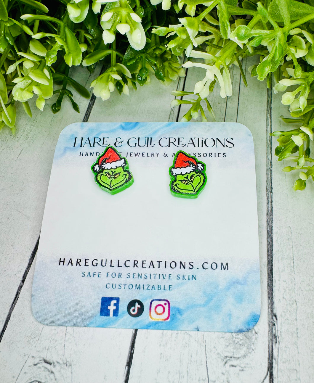 Ba Humbug Grump Studs