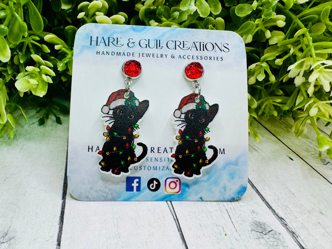 Christmas Cat Dangles