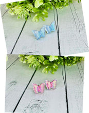 Load image into Gallery viewer, Druzy Butterfly Studs

