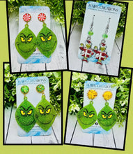 Load image into Gallery viewer, Grumpy Grin Dangles
