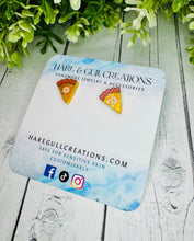 Load image into Gallery viewer, Pumpkin Pie Slice Studs
