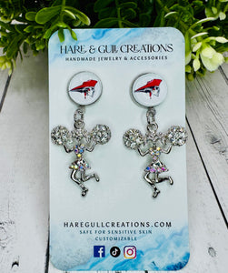 Perry Pirate Cheerleader 📣 Earrings