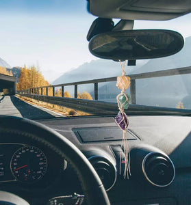 Stone Rearview Car Ornament