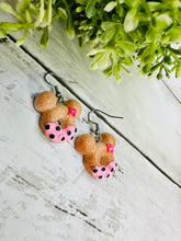 Load image into Gallery viewer, Mouse Donut 🍩 Earrings - Pink
