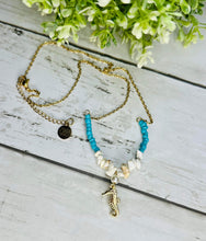 Load image into Gallery viewer, Sea horse Genuine Beaded Necklace
