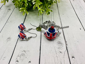 High English Tea Necklace & Earring Set (sold individually)