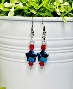Star Spangled 🇺🇸⭐️ Beaded Earrings