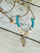 Load image into Gallery viewer, Sea horse Genuine Beaded Necklace
