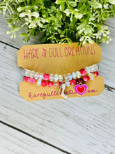 Load image into Gallery viewer, ‘On Wednesday we wear pink’ double stack bracelet
