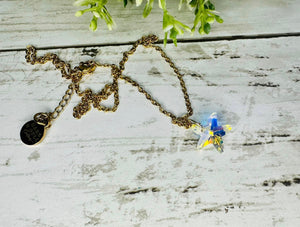 Starfish crystals Necklace & bracelet Set