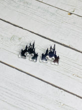 Load image into Gallery viewer, Mouse Castle Earrings 12mmX14mm Mirror Finish
