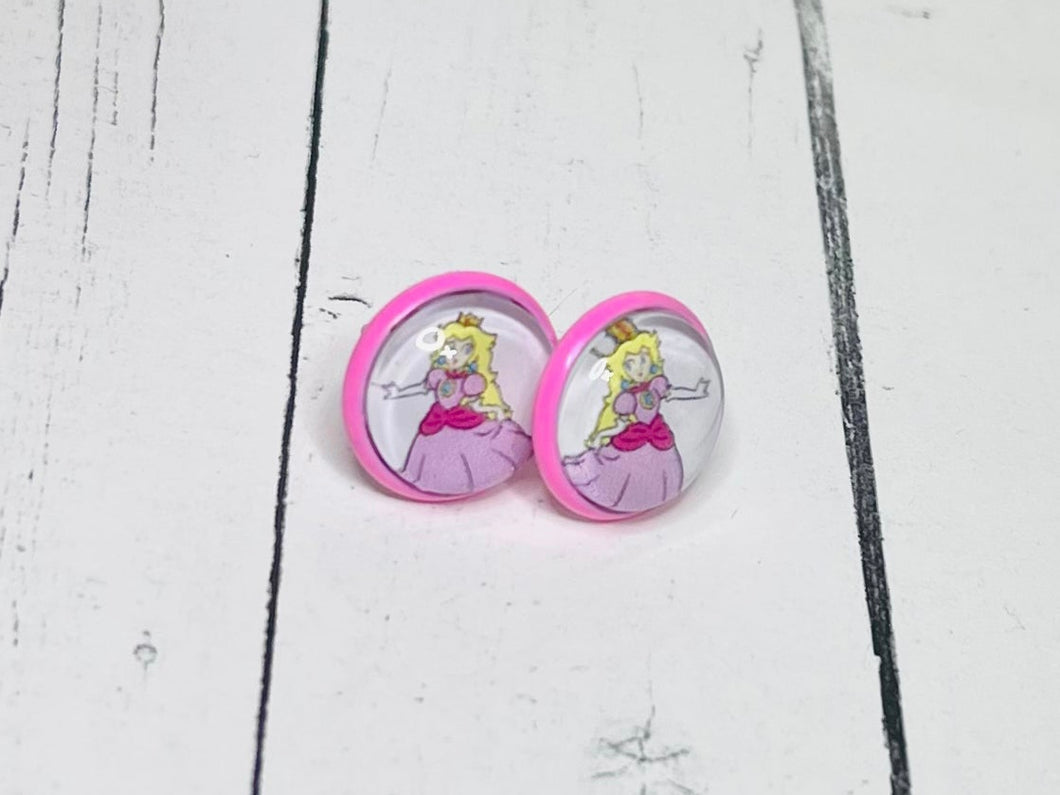Princess peach 🍄 Earrings