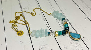 Beaded Turquoise necklace