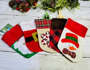 Mini Stocking gift bag - for gift wrapping