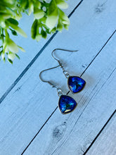 Load image into Gallery viewer, I’ve got the Blues Triangular Crystal Necklace &amp; Earring Set

