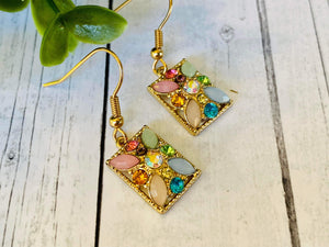 Vintage Mosaic Dangle earrings