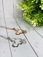 Load image into Gallery viewer, Mouse w/ Rhinestone Necklaces
