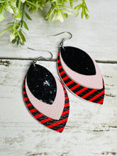 Load image into Gallery viewer, Ménage a Trois Faux Leather Dangles
